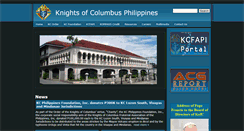 Desktop Screenshot of kofc.org.ph